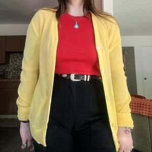 Vintage Yellow Sweater
